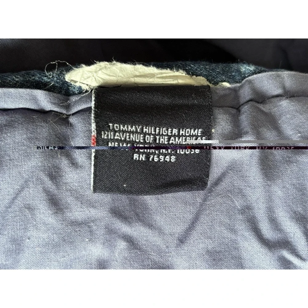 Vintage Tommy Hilfiger Blue Denim Jean Stonewashed Full/Queen Comforter